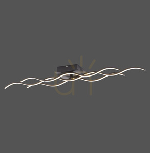 Paul Neuhaus / JUST LIGHT Wave plafond 15166-18 negru 1xLED small 0