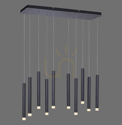 Verifica Lampă suspendată BRUNO 15206-18 negru 10xLED
