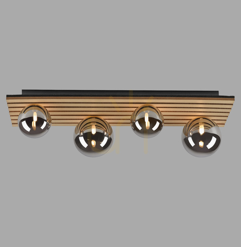 Verifica GREEN STIKA Plafond 15209-79 Lemn 4xG9