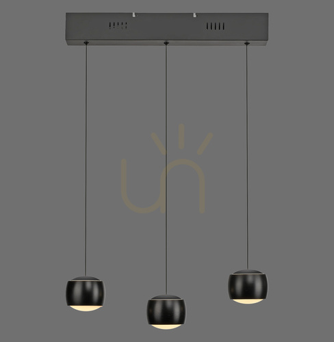 Verifica BALLINI Lampă suspendată 15261-18 negru 3xLED