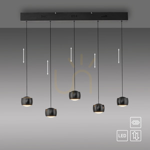BALLINI Lampă suspendată 15262-18 negru 5xLED 10 BALLINI Lampă suspendată 15262-18 negru 5xLED small 10