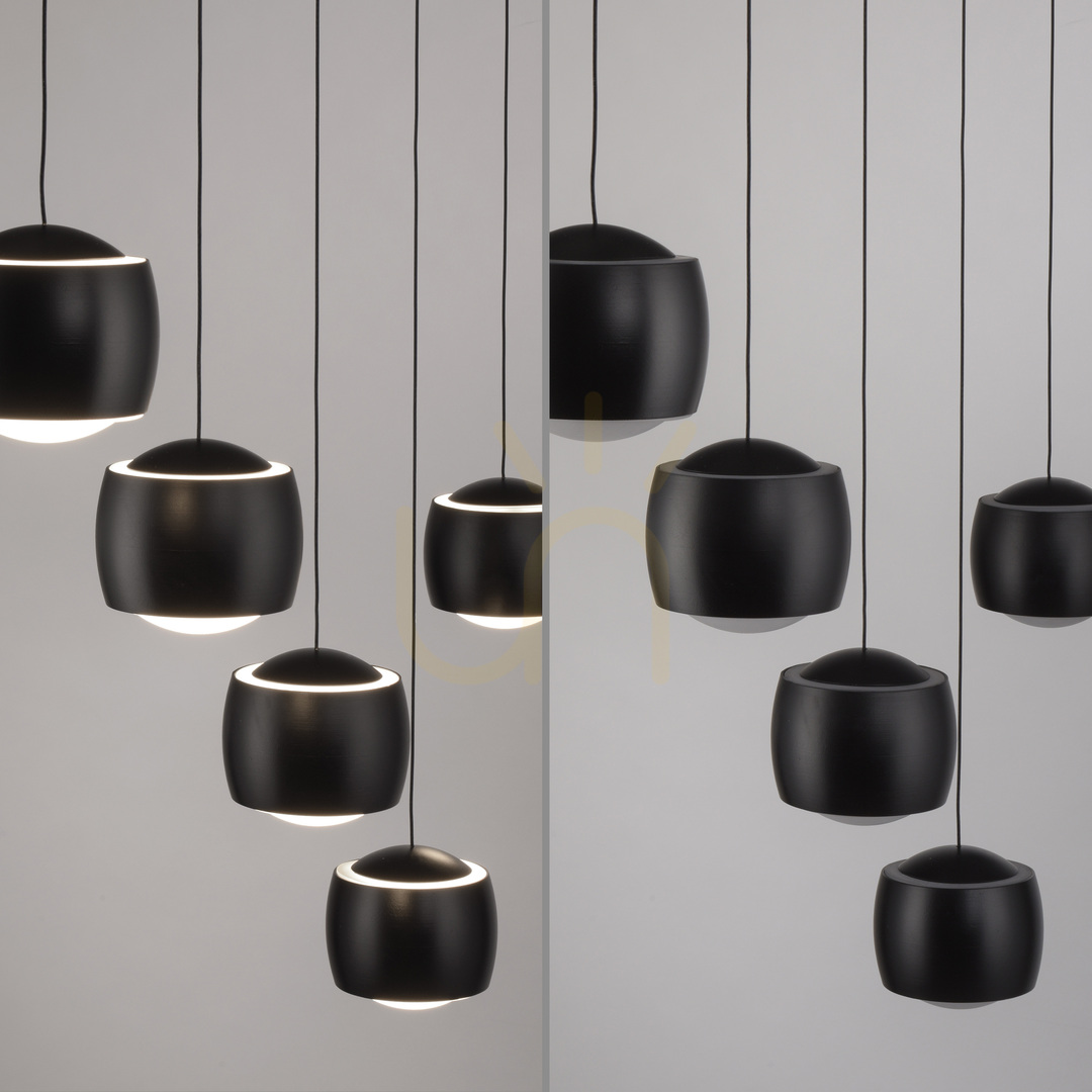 previzualizare BALLINI Lampă suspendată 15262-18 negru 5xLED BALLINI Lampă suspendată 15262-18 negru 5xLED
