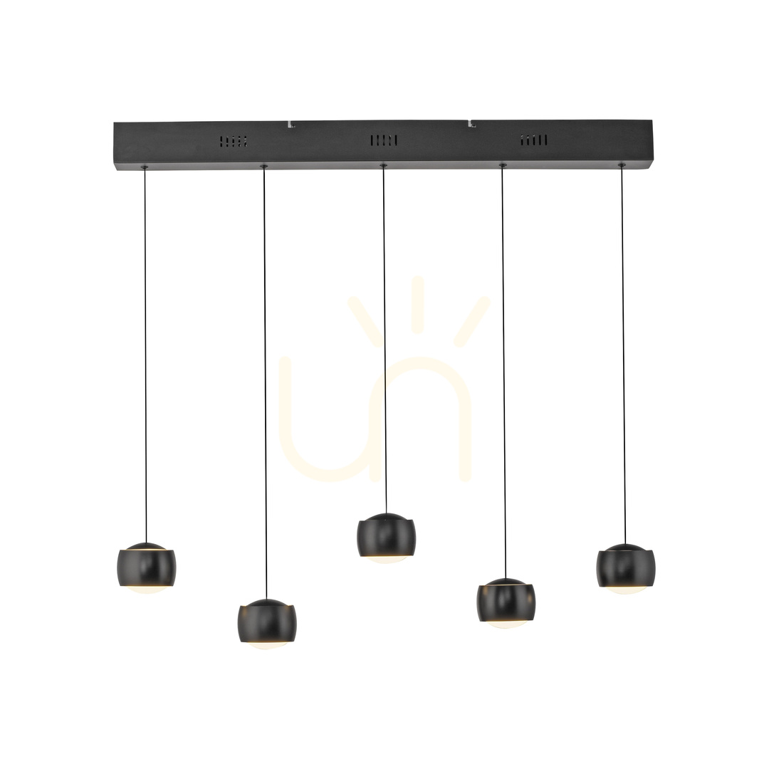 Afişa BALLINI Lampă suspendată 15262-18 negru 5xLED BALLINI Lampă suspendată 15262-18 negru 5xLED