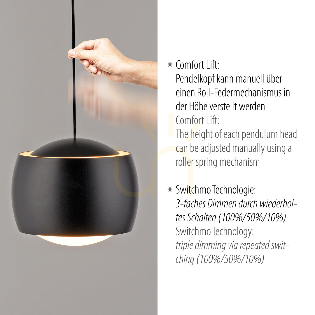 Afişa BALLINI Lampă suspendată 15262-18 negru 5xLED BALLINI Lampă suspendată 15262-18 negru 5xLED