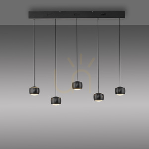 BALLINI Lampă suspendată 15262-18 negru 5xLED 5 BALLINI Lampă suspendată 15262-18 negru 5xLED small 5