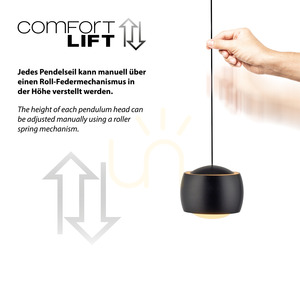 BALLINI Lampă suspendată 15262-18 negru 5xLED 6 BALLINI Lampă suspendată 15262-18 negru 5xLED small 6