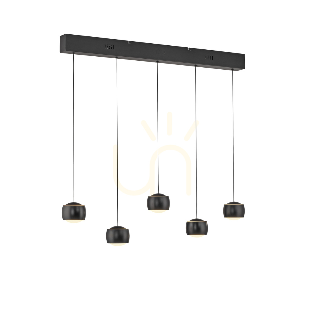 previzualizare BALLINI Lampă suspendată 15262-18 negru 5xLED BALLINI Lampă suspendată 15262-18 negru 5xLED