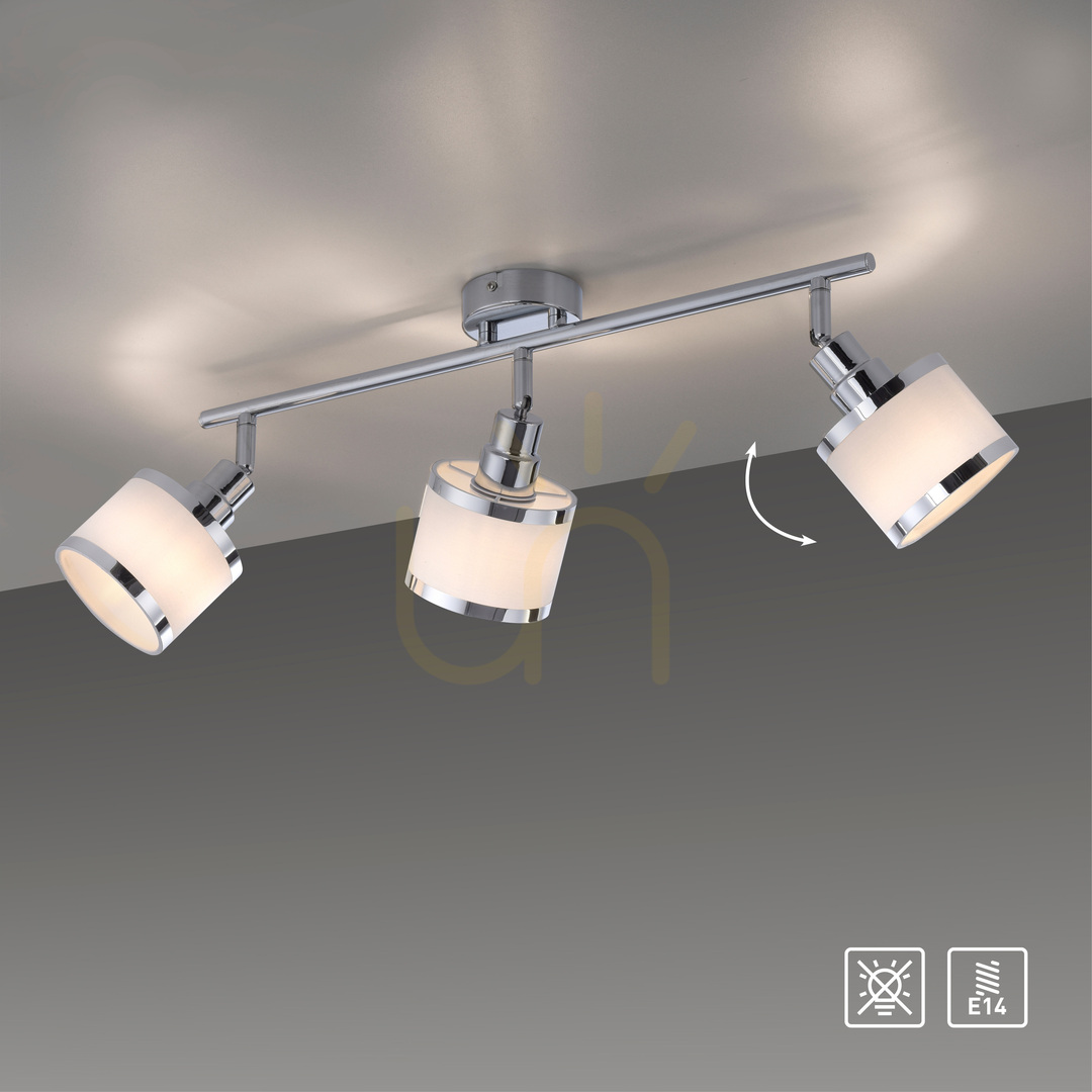 previzualizare ACCOR Plafond 15373-17 Crom 3xE14 ACCOR Plafond 15373-17 Crom 3xE14