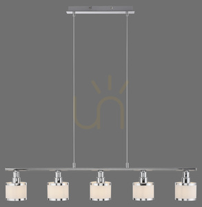 ACCOR Lampă suspendată 15375-17 crom 5xE14 small 0