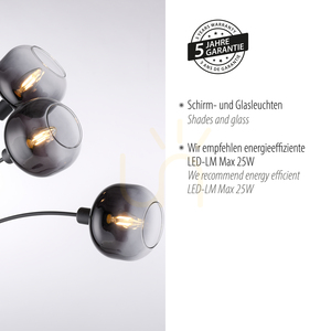 Lampă de podea ZEA 15422-18 negru 3xE14 small 4