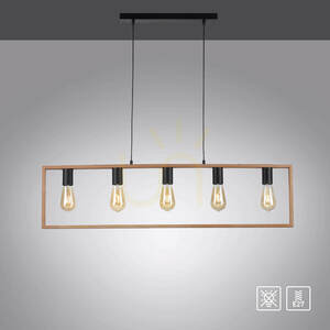 Lampă suspendată FRANKY 15653-18 negru 5xE27 small 12