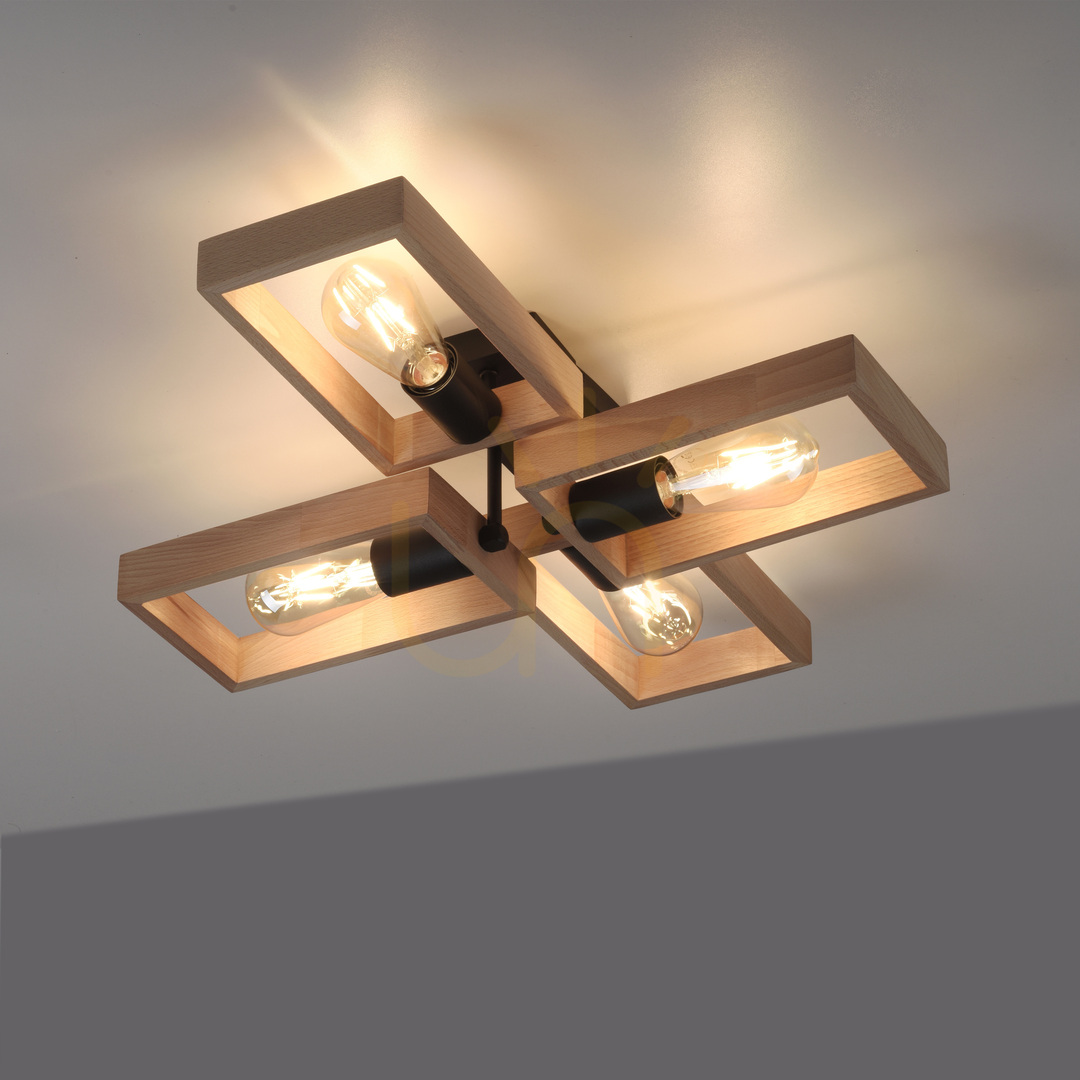 Verifica Plafond FRANKY 15656-18 Negru 4xE27 Plafond FRANKY 15656-18 Negru 4xE27