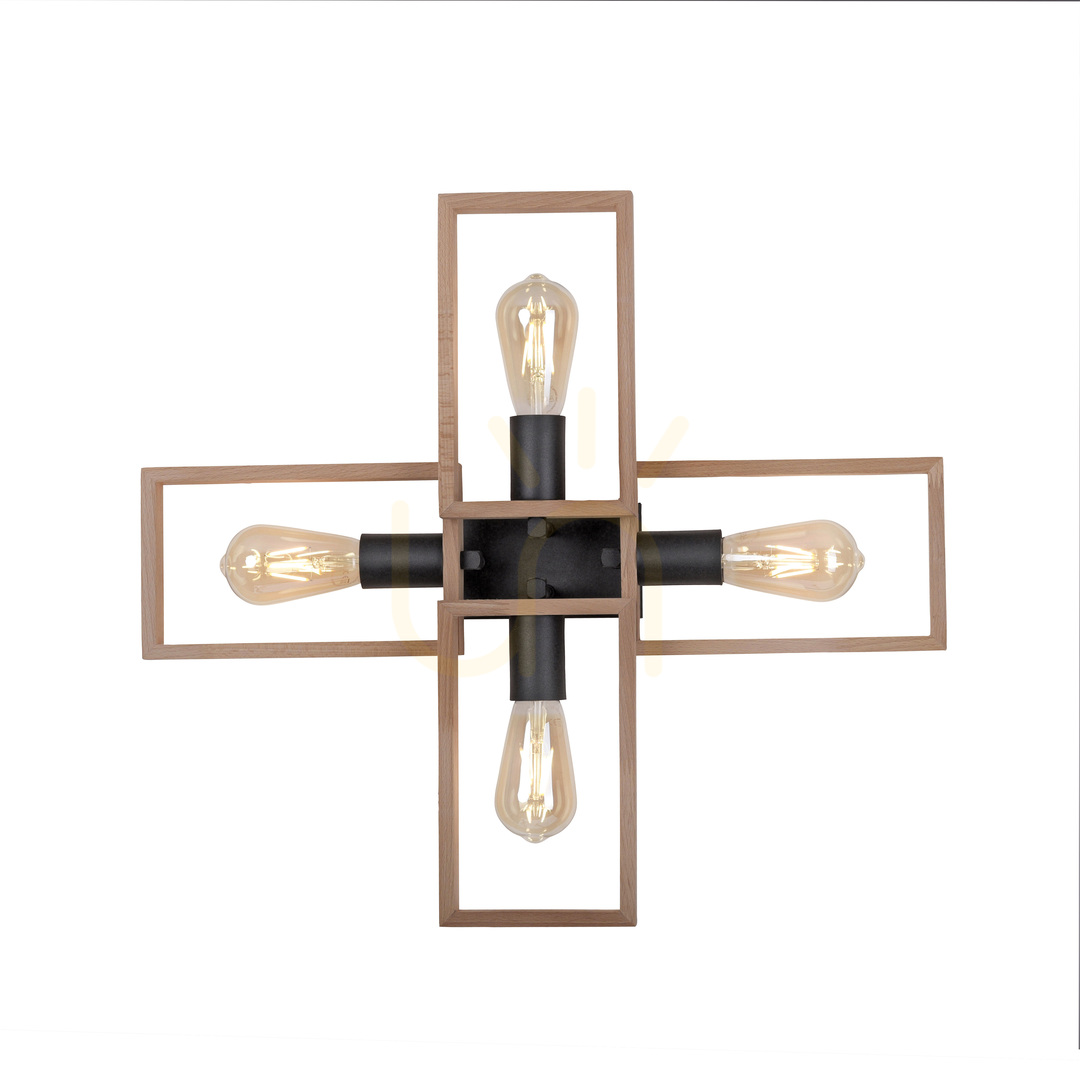 Verifica Plafond FRANKY 15656-18 Negru 4xE27 Plafond FRANKY 15656-18 Negru 4xE27