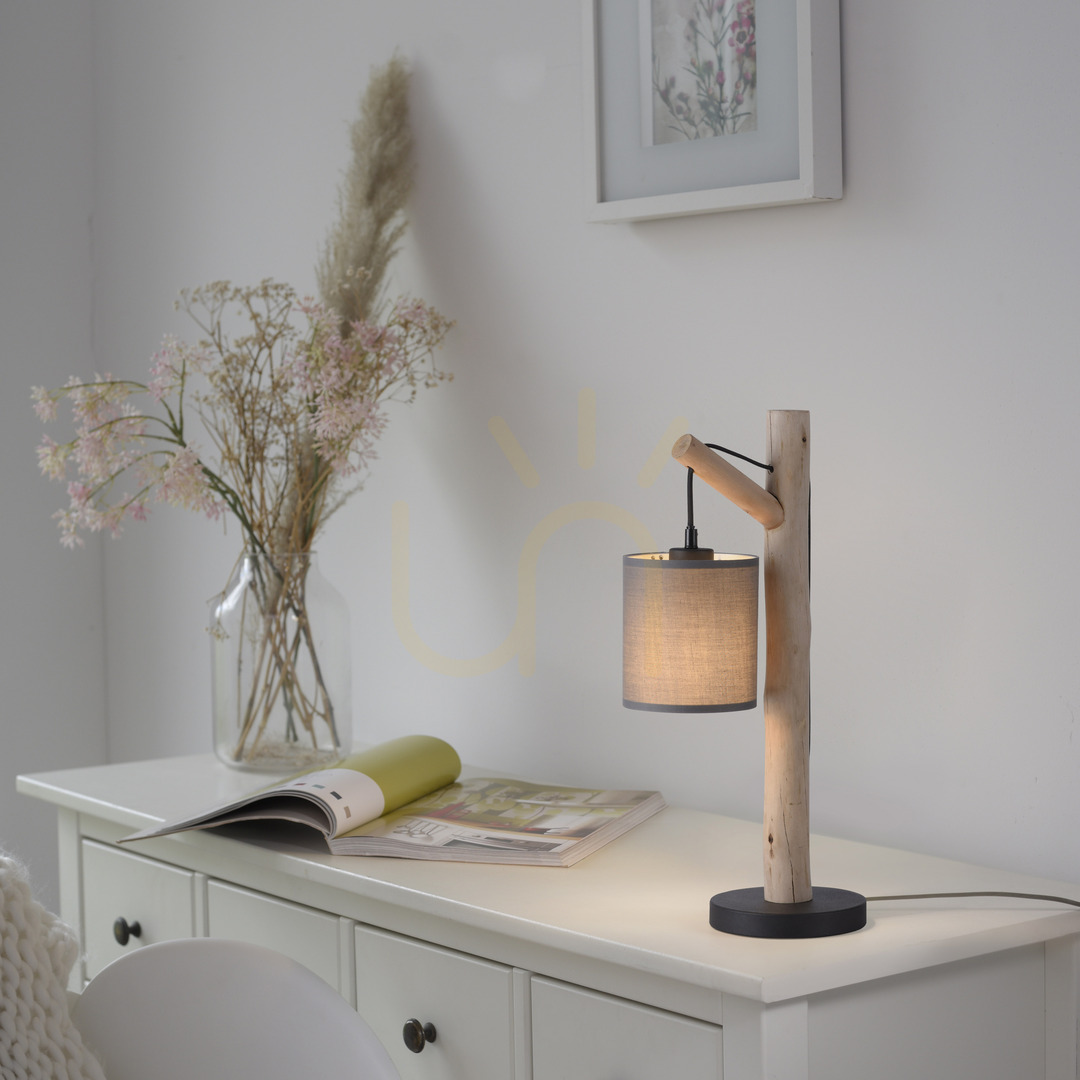 previzualizare Lampă de masă GREEN TRIB 15784-29 Wood 1xE27 Lampă de masă GREEN TRIB 15784-29 Wood 1xE27