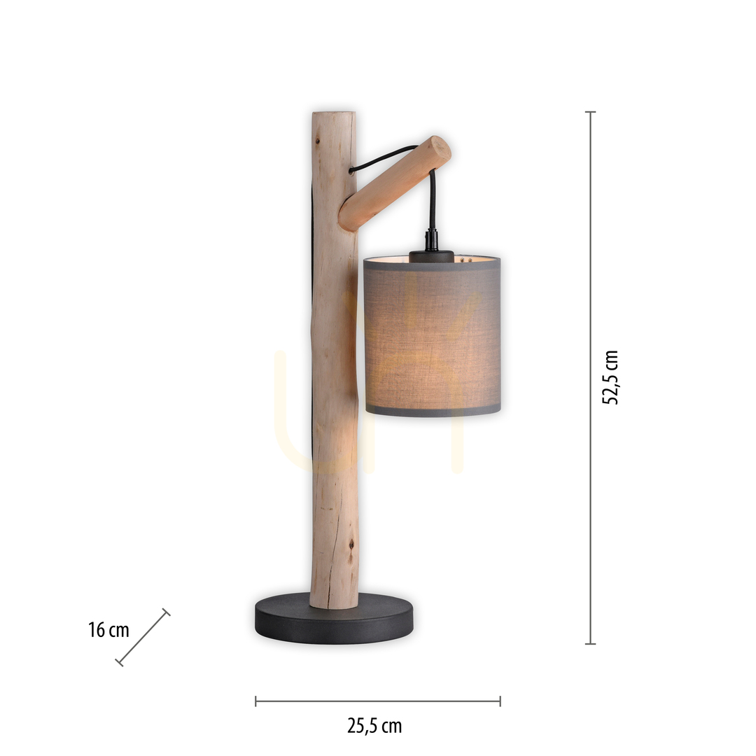 previzualizare Lampă de masă GREEN TRIB 15784-29 Wood 1xE27 Lampă de masă GREEN TRIB 15784-29 Wood 1xE27