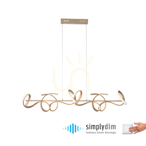 CURLS 19033-60 Alama 4xLED Lampă suspendată small 1