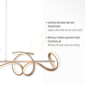 CURLS 19033-60 Alama 4xLED Lampă suspendată small 3