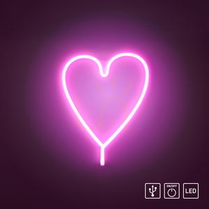 Lampă de perete NEON-HERZ 85020-87 Roz 1xLED 9 Lampă de perete NEON-HERZ 85020-87 Roz 1xLED small 9