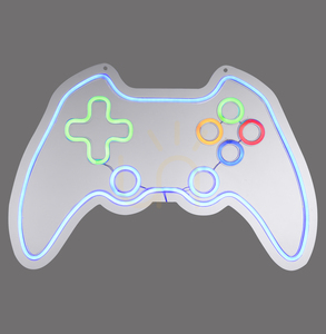 Panou LED decorativ NEON-GAMER 85022-70, controler de joc, USB, 60 x 40 cm small 0