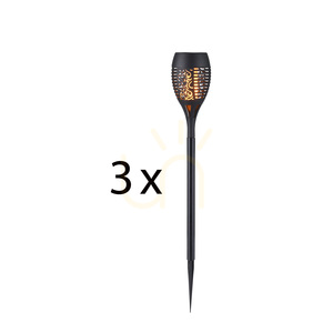 FACKEL-SOL Lampă de grădină 19106-18-3 negru 1xLED. small 6