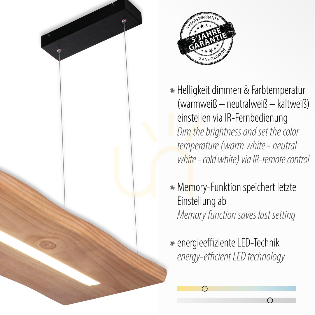 Afişa PALMA Lampă suspendată 2625-79 negru 1xLED PALMA Lampă suspendată 2625-79 negru 1xLED