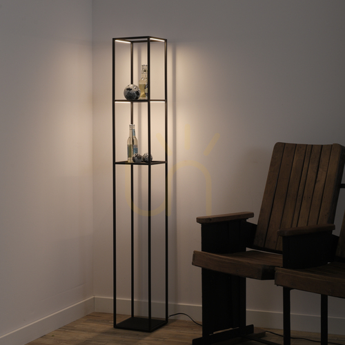 Verifica Lampadar cu rafturi Paul Neuhaus CONNI 401-18, negru, 140 cm, 3000 K