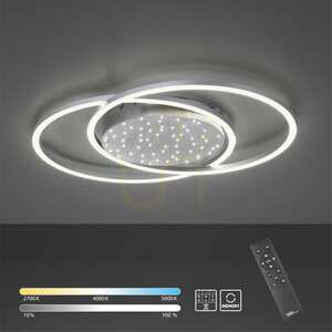Plafonieră LED YUKI 6025-55 argintiu 66,8 cm 48 W CCT 2700–5000 K cu telecomandă small 10