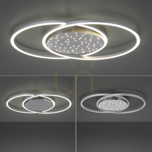 Plafonieră LED YUKI 6025-55 argintiu 66,8 cm 48 W CCT 2700–5000 K cu telecomandă small 11