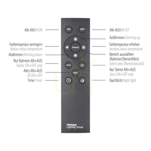 Plafonieră LED YUKI 6025-55 argintiu 66,8 cm 48 W CCT 2700–5000 K cu telecomandă small 5