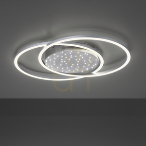 Plafonieră LED YUKI 6025-55 argintiu 66,8 cm 48 W CCT 2700–5000 K cu telecomandă small 9
