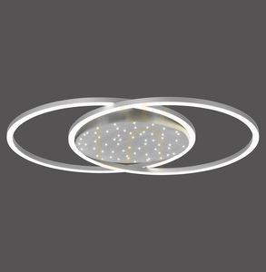 Plafonieră LED YUKI 6025-55 argintiu 66,8 cm 48 W CCT 2700–5000 K cu telecomandă small 0