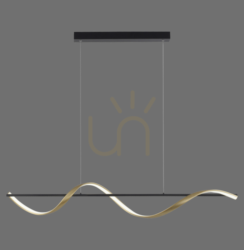 Verifica Q-SWING Lampă suspendată 2385-13 alamă 1xLED