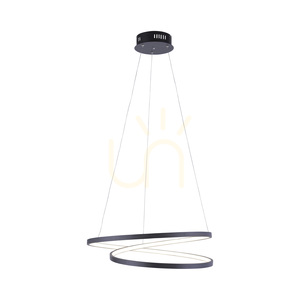 Lampă suspendată ROMAN 2472-18 negru 1xLED small 8