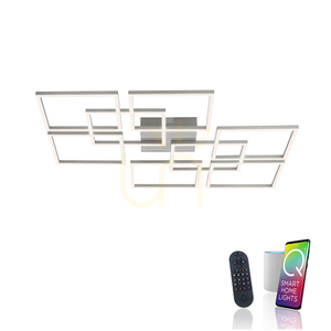 Plafond Q-INIGO 6015-55 Argint 8xLED 1 Plafond Q-INIGO 6015-55 Argint 8xLED small 1