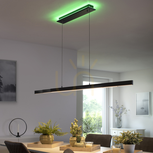 Verifica Corp de iluminat suspendat LED Paul Neuhaus Q-ARIAN 2569-13, antracit, CCT RGB