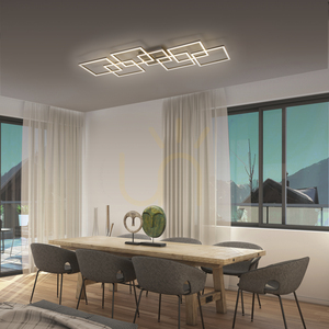 Plafond Q-INIGO 6014-55 Argint 7xLED small 2