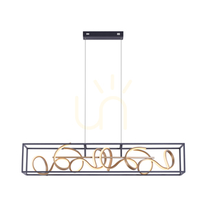 SELINA Lampă suspendată 2416-18 negru 4xLED 1 SELINA Lampă suspendată 2416-18 negru 4xLED small 1