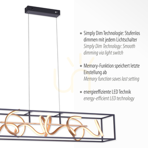 SELINA Lampă suspendată 2416-18 negru 4xLED 3 SELINA Lampă suspendată 2416-18 negru 4xLED small 3