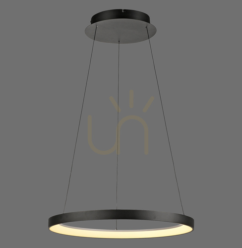 Verifica Lampă suspendată HOOP 2851-18 negru 1xLED