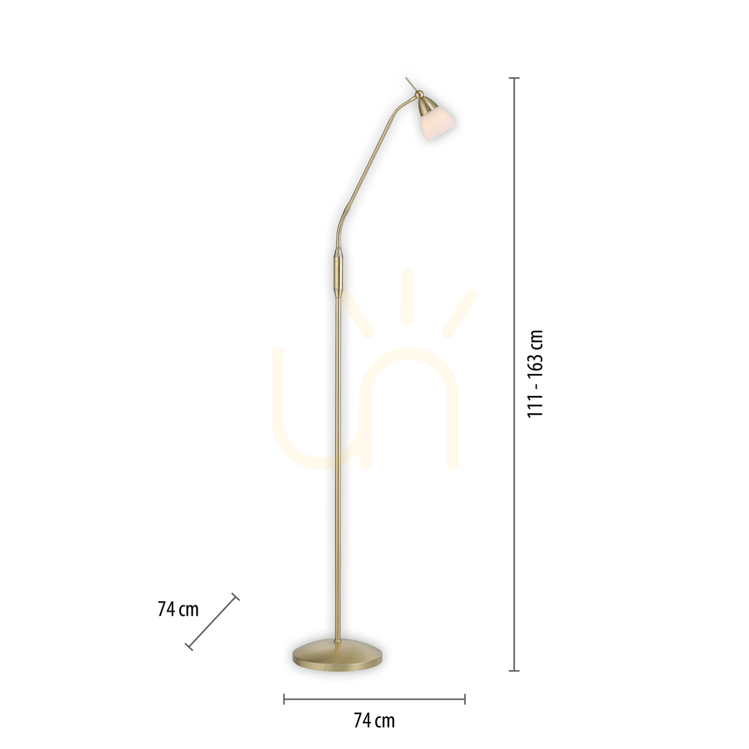 Afişa Lampă de podea PINO 400-60 Brown 1xG9 Lampă de podea PINO 400-60 Brown 1xG9