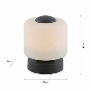 Lampă de masă BOTA 4037-13 Antracit 1xLED small 7