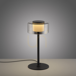 Lampă de masă RIKA 4110-18 negru 1xLED small 5
