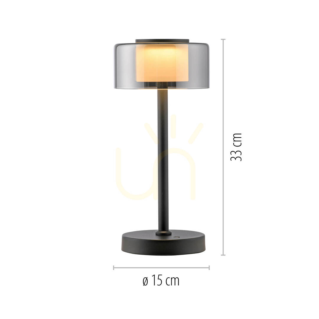 Vedere Lampă de masă RIKA 4111-18 negru 1xLED Lampă de masă RIKA 4111-18 negru 1xLED