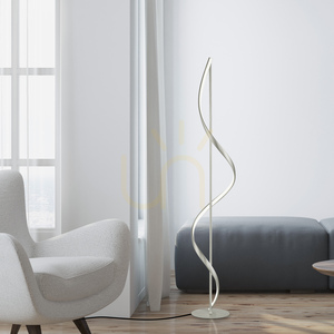 Q-SWING Lampă de podea 438-55 Argint 1xLED small 2