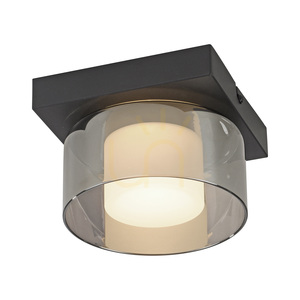 Plafond RIKA 6162-18 negru 1xLED small 13