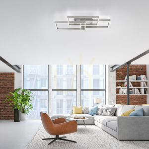 Plafond PAAN 6232-55 Argint 2xLED small 2