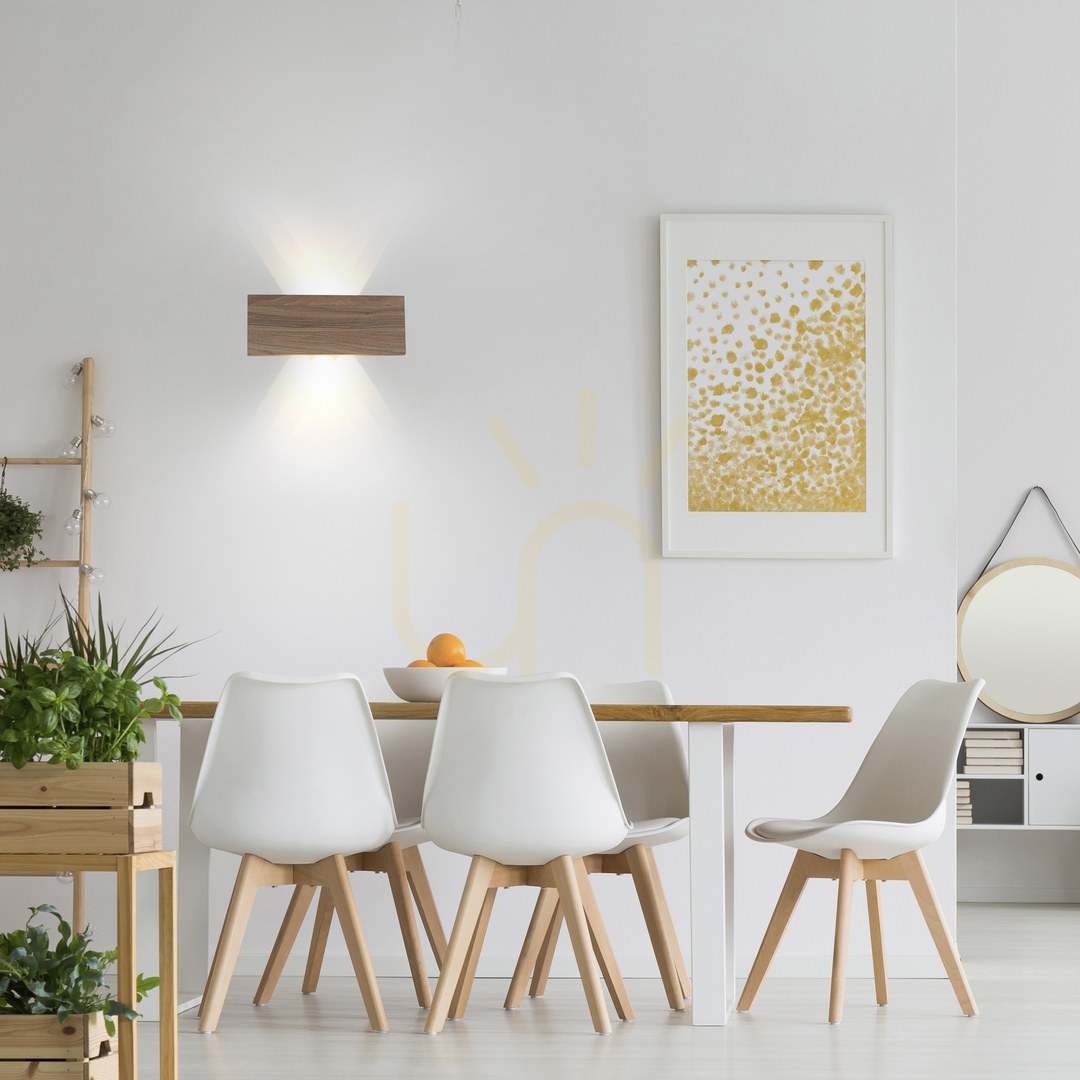 Spectacol Lampă de perete PALMA 9478-79 Wood 6xLED Lampă de perete PALMA 9478-79 Wood 6xLED