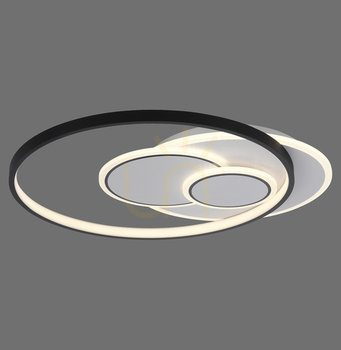 Verifica Plafond MAILAK 6392-16 negru 4xLED