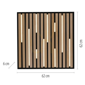 Lampă de perete Q-AKUSTIK 6423-79 Wood 1xLED 8 Lampă de perete Q-AKUSTIK 6423-79 Wood 1xLED small 8