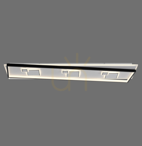Verifica Plafond MAILAK 6391-16 Negru 8xLED